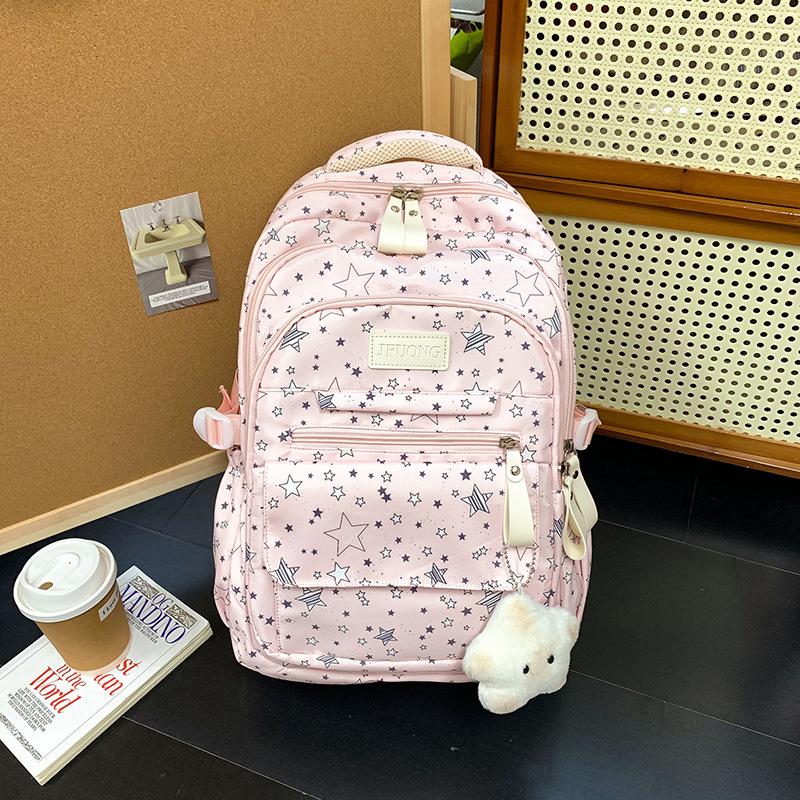 Schoolbag Junior High School Girl High School Student Backpack College Student Travel Commuter Backpack College Wind Lightweight Cute