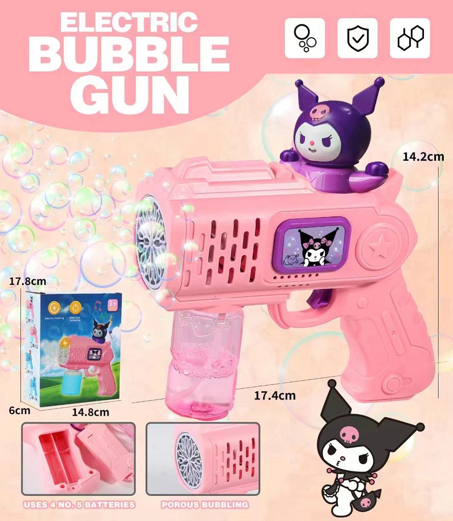 Children Bubble Gun Toy Stitch Fully Automatic Bubble Machine Bubbles Gun Outdoor sand Game Fantasy Toy for Boys Girls Gift