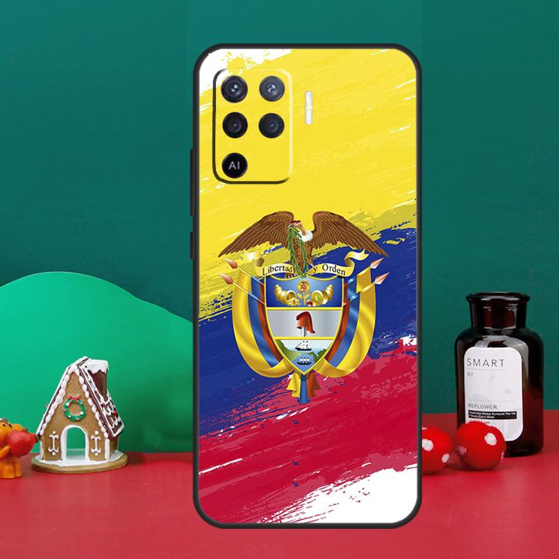 Colombia Flag Case For Oppo A40 A60 A80 A6 A5 Pro A15 A16 A17 A57 A94 A74 A54 A76 A96 A18 A38 A58 A78 A98