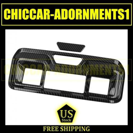 

Carbon Fiber Rear Ac Air Outlet Vent Cover Trim For Silverado Gmc Sierra +
