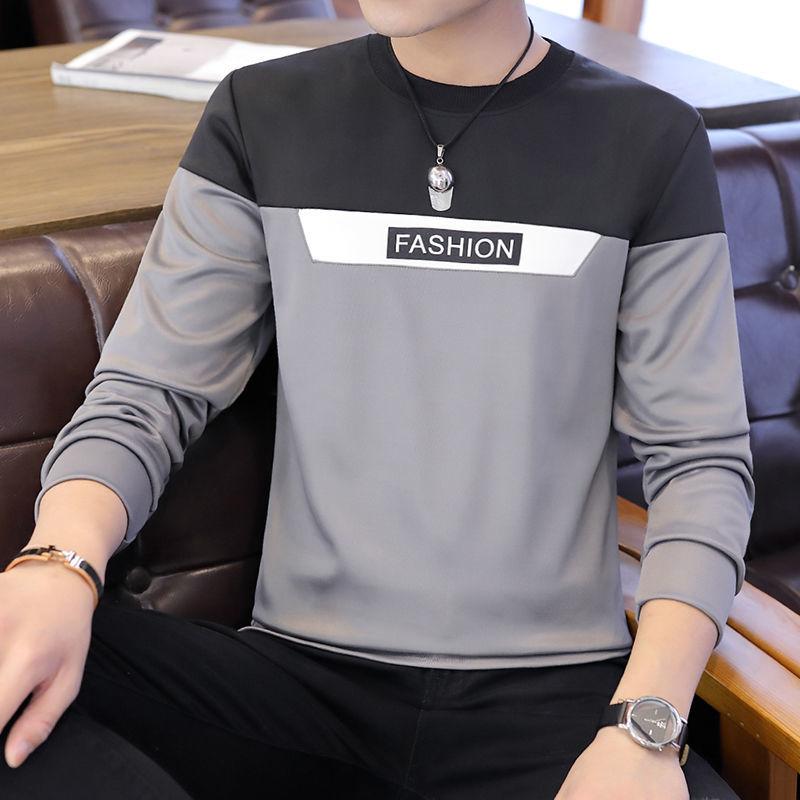 Sweatshirt Men's Winter Warm and Comfortable Slim Bottoming Shirt Long Sleeve Round Neck Pullover