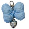 Fashionable Bowknot Keychain Heart Pendant Keychain Keyring Handbag Charm Phone Chain Accessory for Women and Girls