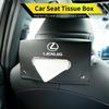 Car Seat Tissue Box Paper Towel Storage Bag Napkin Case Accessories For Lexus UX250h RX450h CT200h RX400h NX300h RX350 RX300 GX4