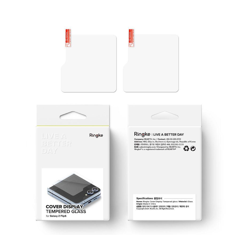 Szkło Hartowane Ringke Cover Display 2-Pack Galaxy Z Flip 6 Clear
