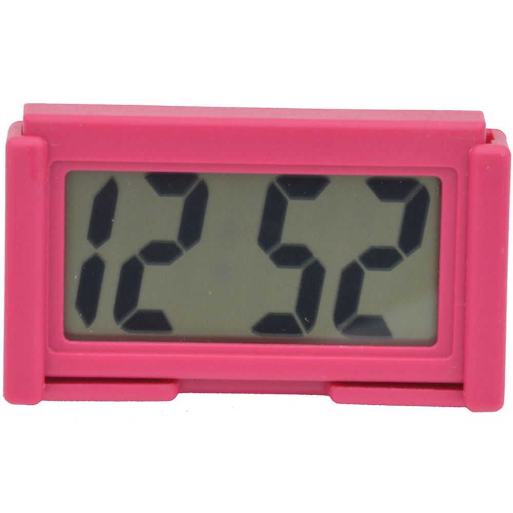 Portable Electronic LCD Screen Digital Clock Calendar Table Clock Mini