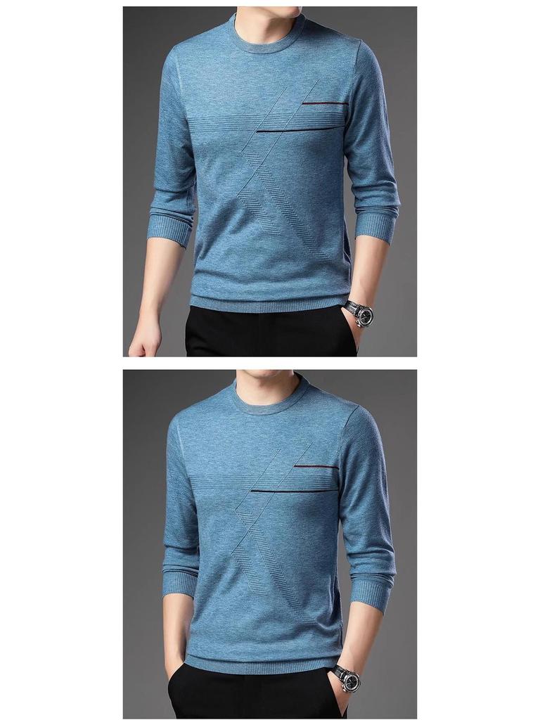 Woodpecker Lightweight Men's Round Neck Knit Sweater