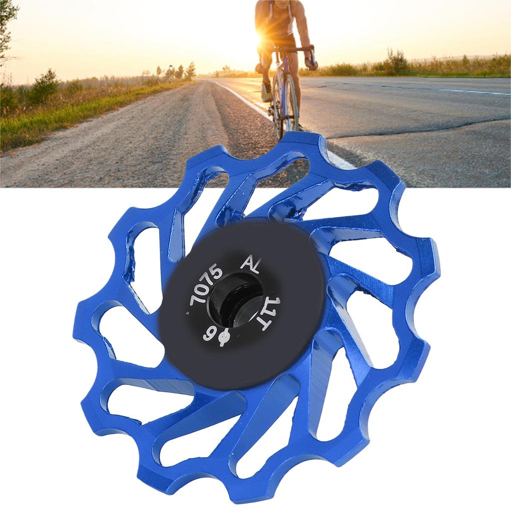 Mountain Bike Rear Derailleur Wheel 11T Metal Ceramic Rear Wheel Roller Bike Accessory