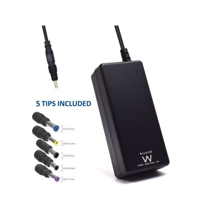 Chargeur Ewent Ew3898 Pour Ordinateur Portable HP 65W