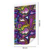 Purple Graffiti Wallpaper for Living Room and Bedroom 50x1000