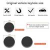Timilge Magnetic Keyhole Cover 2018-2023 Wrangler JL JT Door Lock Protector Cover Door Security Accessories (Black Flag)