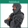 Button Mask Vintage Men Elbow Pullover Long Sleeve Hooded Sweatshirt Tops Blouse