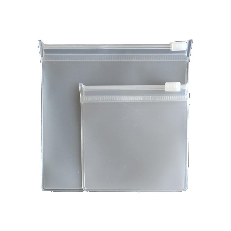 20/40pcs Frosted EVA Zipper Bags Semi Transparent Ear Stud Ring Necklace Storage Bags Reusable Dustproof Travel Organizers