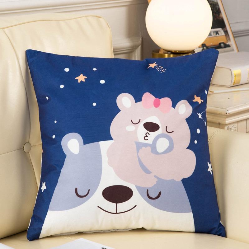 

Креативная наволочка с рисунком из мультфильма, украшение интерьера, офисная гостиная, домашняя наволочка 40x40cm