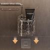 miflame No-Punch Wall-Mounted Toothbrush Holder