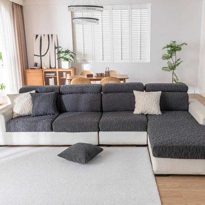 Autumn Thickened Sofa Cover All-inclusive Universal Plush Warm Non-slip 2025 New Stretch Sofa Cushion Cover