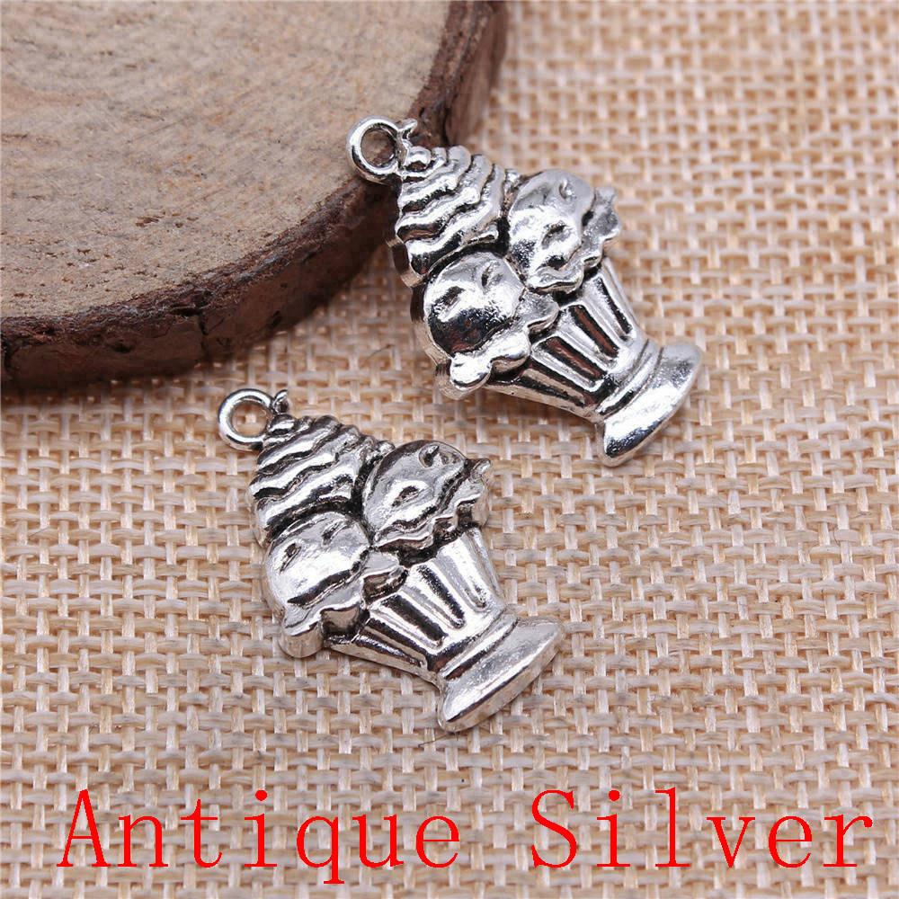 Food Fruit Shaped Charms Pendant For Bracelet Necklace Jewelry Making Craft Findings