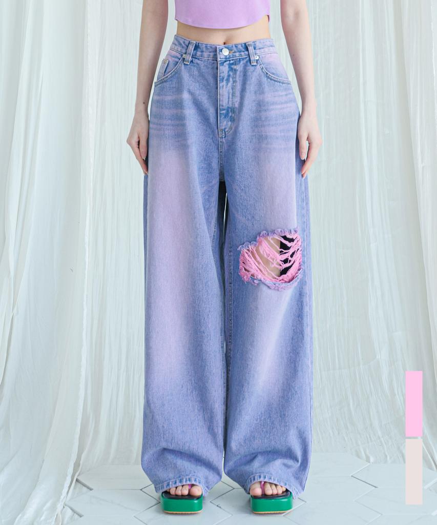 AVANDRESS This Is Wide Pants Vintage Pink