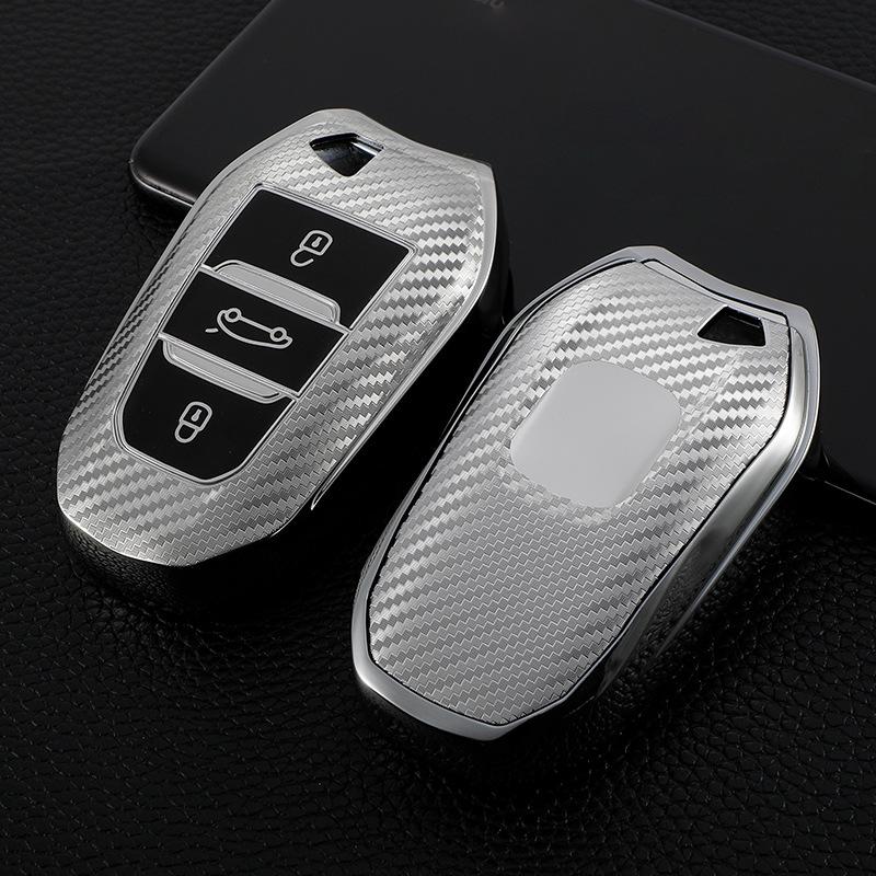 

Peugeot Key Cover for 4008, 3008, 5008 Models - Protective Shell with Buckle