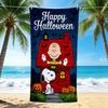 1Pc Snoopy Celebrates Halloween Beach Towel Quick Dry Multiuse For Beach Pool Gym Yoga Home Travel Christmas Halloween Xmas Gift S1458