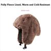 Cozy Thickened Lei Feng Hat Warm Soft Ear Protection Hat Windproof Ushanka Hat Winter Travel Casual Wear