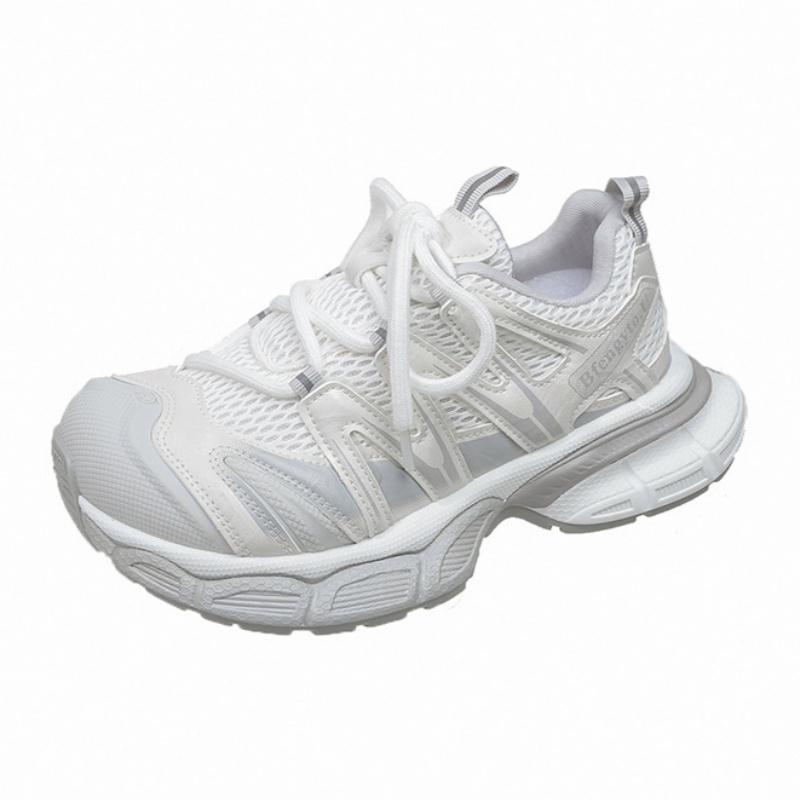 Fashion High Quality Mesh Breathable Women Sneakers NEW 2025 Spring Autumn New Fashion Vulcanized Shoes Comfortable Lace Up Sneakers