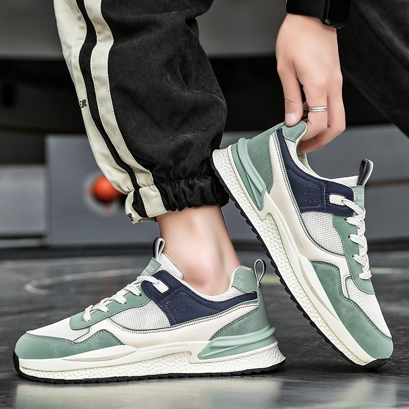 Men’s Jogging Sports Shoes Casual Street Style Running Sneakers Fashion Retro Shoes Students Large Plus Size Shoes