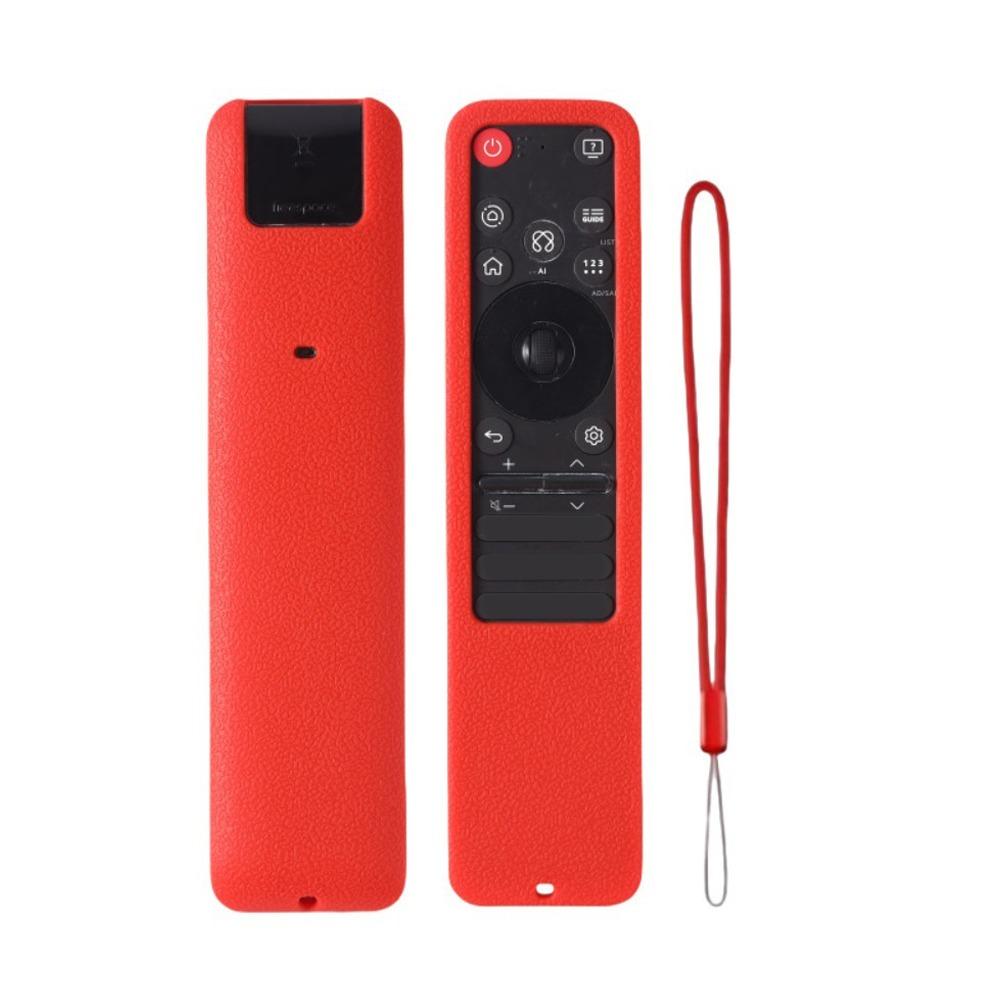 Funda Protectora de Silicona de Alta Calidad a Prueba de Golpes con Correa Protector de Carcasa Blanda Cubierta para Mando a Distancia para LG MR-235GA Magic