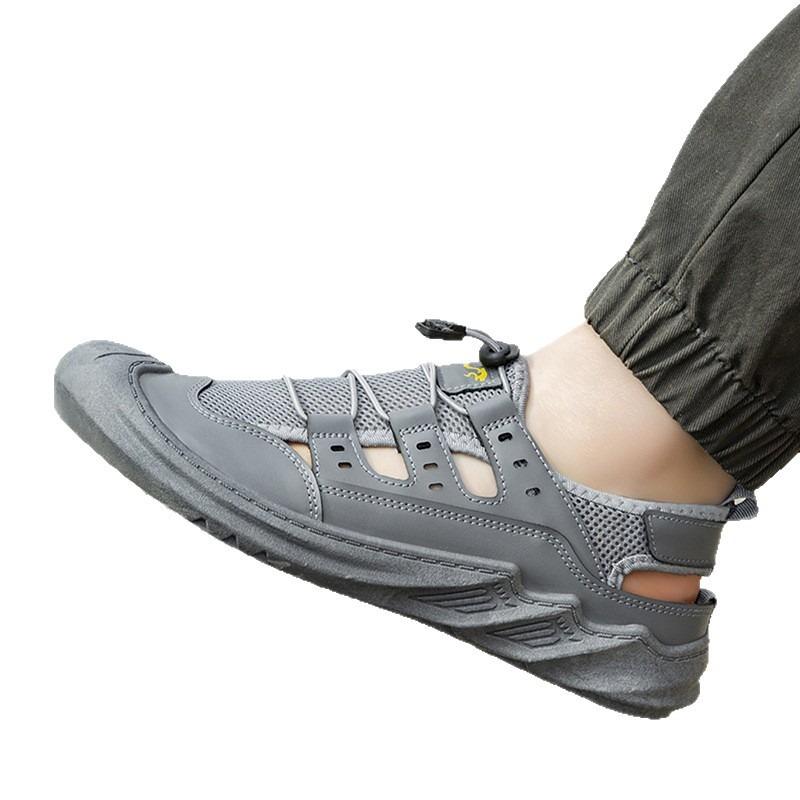 Large Size Sandals Men's Summer Outdoor Wear-resistant Bag Head Sports Breathable Wading Shoes Sports Casual Men's Shoes