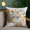 Colorful Watercolor Pumpkin Pillow Case Custom Printed Brushed Fleece Pillow, Baby Skin-Touch, Eco-Friendly Dye-Sublimation Cush