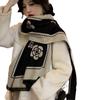 New Classic High End Camellia Scarf for Women Warm Student Decorative Gift Shawl Versatile