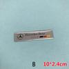 New Car Emblem Sticker Accessories Mercedes Benz AMG Brabus Maybach Smart W204 GLC CLA GLK W205 W203 W206 W108 W124 W126 W140