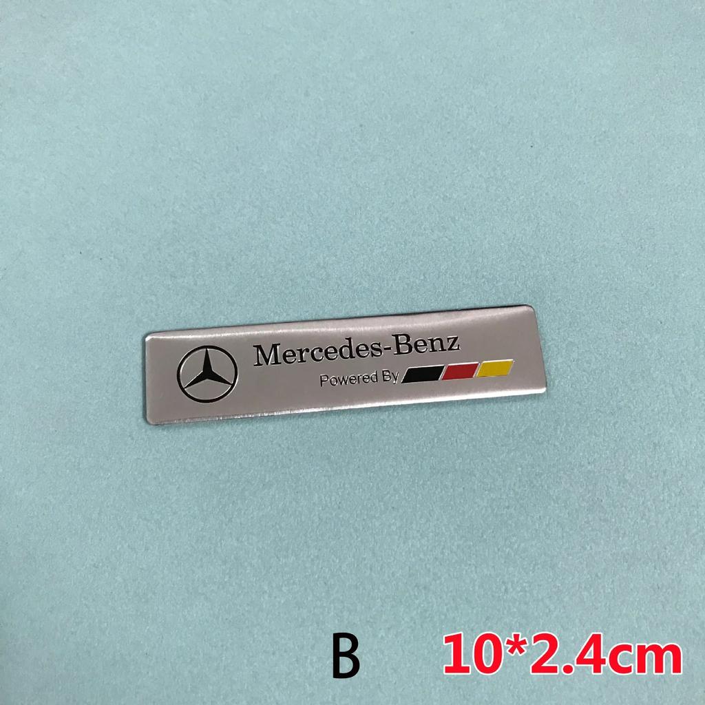 New Car Emblem Sticker Accessories Mercedes Benz AMG Brabus Maybach Smart W204 GLC CLA GLK W205 W203 W206 W108 W124 W126 W140