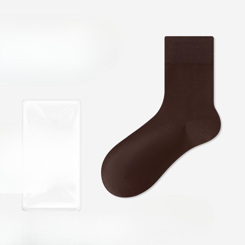Male Autumn and Winter Commercial Cotton Anti Bacterial Sweat Absorption Deodorant Socks