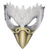 Cosplay Eagle Face Cover PU EVA White Costume Eagle Face Cover Lightweight for Holiday Theme Party