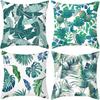 New Nordic Green Plant Printed Pillow Case Sofa Pillow Leaf Series Decorative Pillow Linen