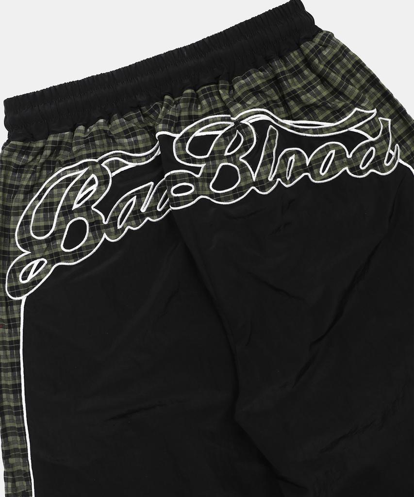 BADBLOOD Contrast Check Track Pants - Green