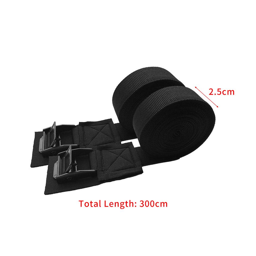 Tie Down Straps, Padded Cam Lock Buckle Lashing Straps for Motorcycle, Cargo, Truck, Trailer,