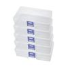 5 Transparent Plastic Storage Boxes Can Accommodate Small Items, Small Toys, Decorations, Small Cards, Sorted Storage, Not Messy