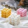 Reusable Ball Cube Aromatherapy Candle Mold Silicone DIY Craft Mould Baking Tool