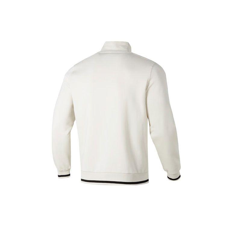 Puma Logo Print Stand Collar Long Sleeve Sweatshirt Men sweatshirt White 681527-87