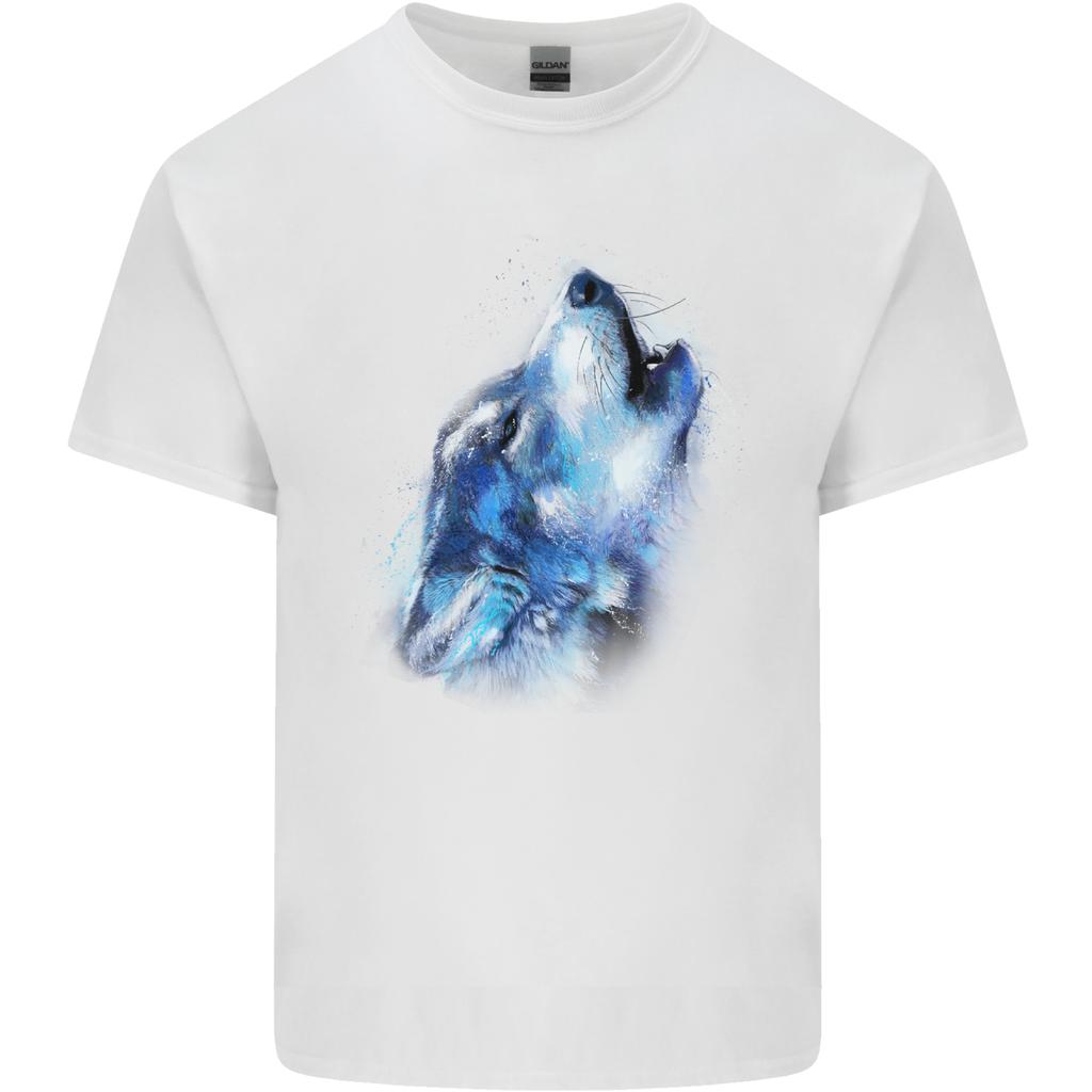 A Watercolour Wolf Unisexs Light Cotton TShirt