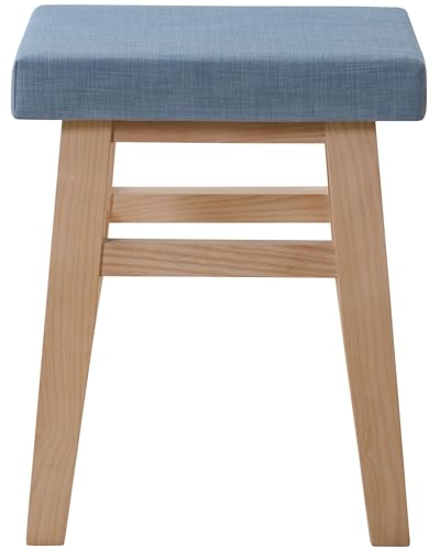 AZUMAYA Vanbi Stool, Light Blue (CL-785CWB)