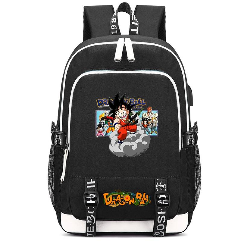 Rucsac din pânză Anime Dragon Ball Rucsac imprimat pentru fată băiat cadou Back To School Bookbag bărbați femei geantă de călătorie Mochila