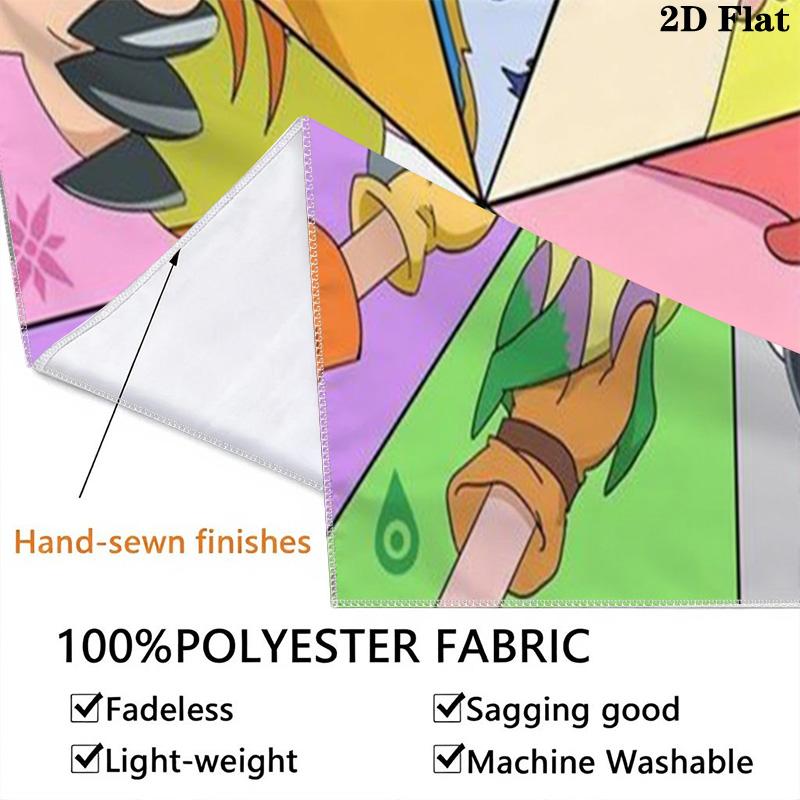 Digimon Heroes Epic Battles Await Tapestry Fashion Print Background Cloth Wall Covering Decoration Atmospheric Background Cloth Home Decor