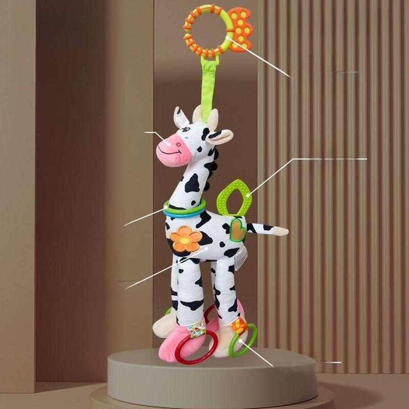Baby Bedroom Baby Mobile With Plush Monkey Wind Chime For Crib Decor