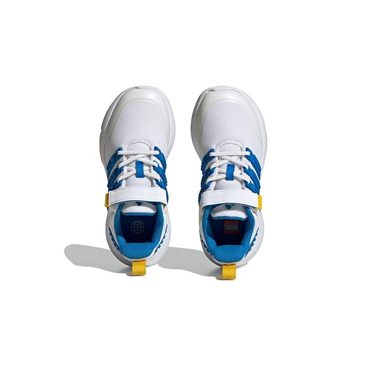(PS) adidas neo x LEGO Racer Tr21 Elastic 'White Blue' Kids' IF2888