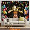 Spanish "Happy Birthday" Banner Is Suitable for Summer and Autumn Photography Party Supplies and Birthday Party Decorations