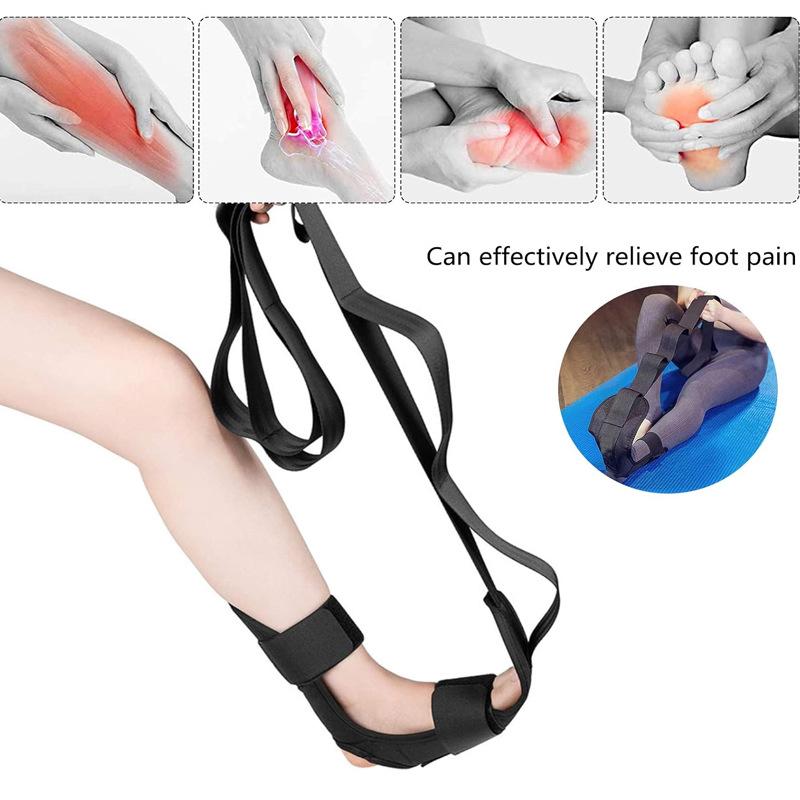 Knee Rehabilitation Training Elastic Band Foot Trainer Leg Ligament Extension Seat Belt Ankle Correction Foot Sagging