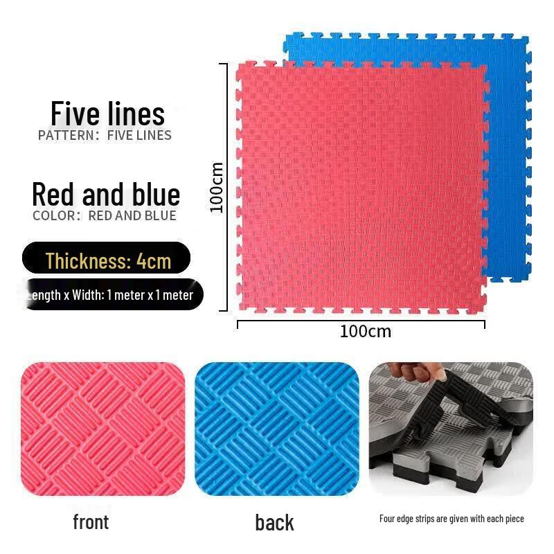 ZLIII Reversible Red/Blue Taekwondo Foam Mat
