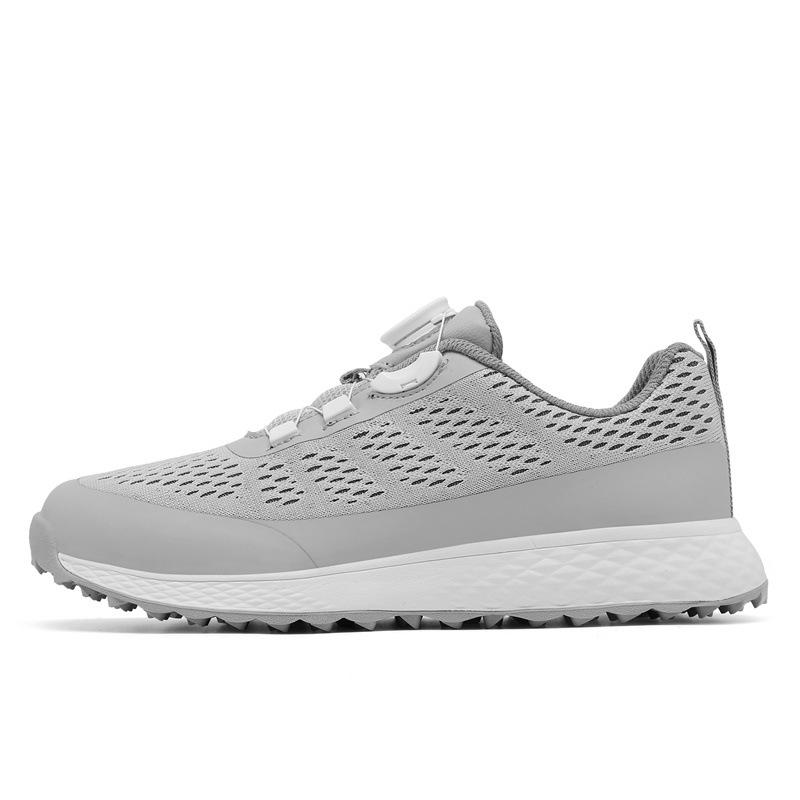 Golf shoes non-slip and wear-resistant sole breathable trend casual sports shoes men's automatic rotating buttons men's shoes